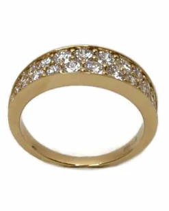 CHRISTOFFERSEN JEWELLERY PAVERET RING 14 KARAT GULD MED 1,22 CARAT BRILLANTER – 5071270