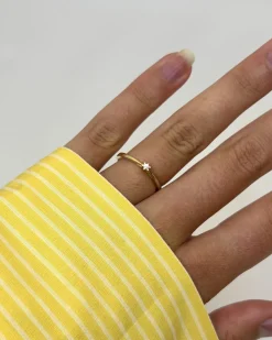 CHRISTOFFERSEN JEWELLERY CARLA RING 8 KARAT GULD MED BRILLANT 0,03 CT - 5001241-3