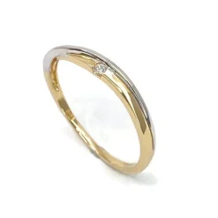 CHRISTOFFERSEN JEWELLERY RING 14 KARAT MED BRILLANT 0,025 CARAT - 5071002-2