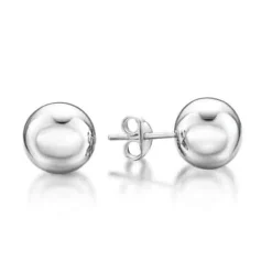 CHRISTOFFERSEN JEWELLERY ØRERINGE KUGLE MASSIV BREDDE 5 MM - 3010255