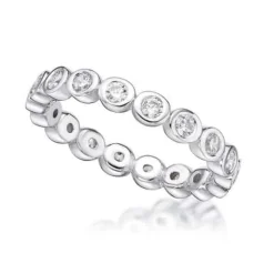 CHRISTOFFERSEN JEWELLERY SØLV RING MED ZIRKONIA - 5010920