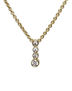 CHRISTOFFERSEN JEWELLERY VEDHÆNG 8 KARAT GULD MED ZIRKONIA - 4071258-3