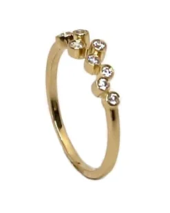 CHRISTOFFERSEN JEWELLERY RING 8 KARAT GULD MED ZIRKONIA – 5071256-3