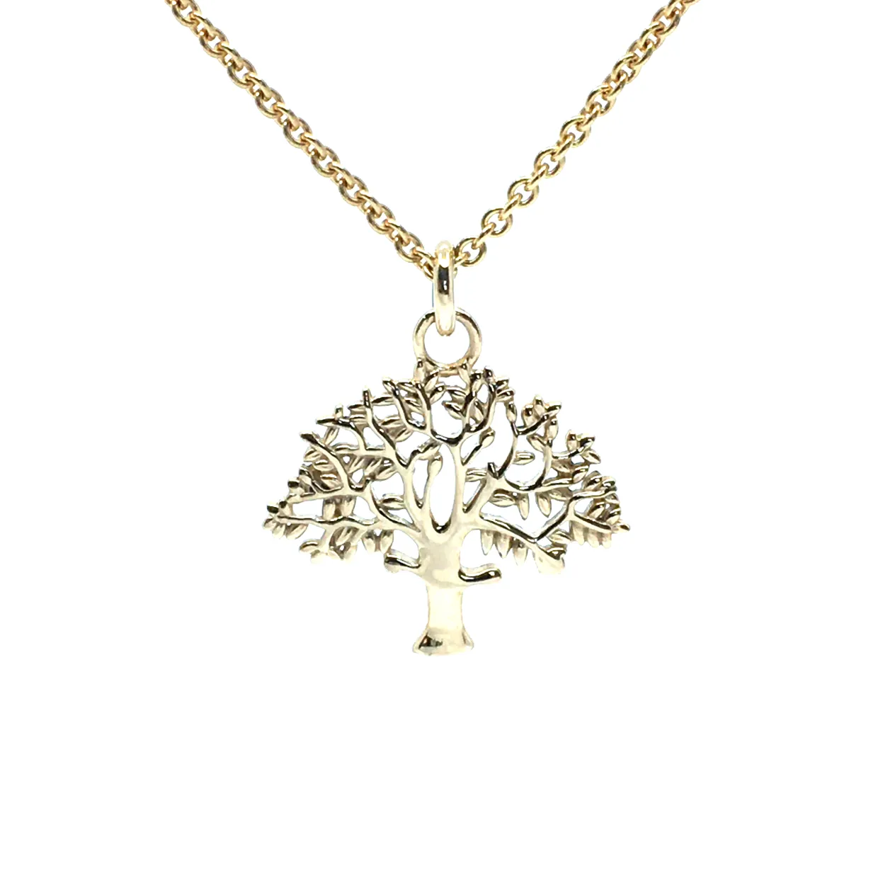 CHRISTOFFERSEN JEWELLERY VEDHÆNG LIVETSTRÆ 14 KARAT GULD 19X18 MM - LIVETSTRÆ2