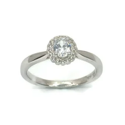 CHRISTOFFERSEN JEWELLERY RING SØLV RING MED ZIRKONIA - 5070775