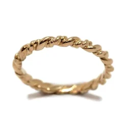 CHRISTOFFERSEN JEWELLERY SNOET RING 14 KARAT GULD - 5001112