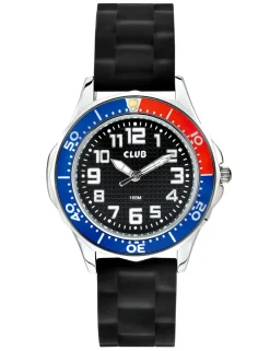 CLUB INEX UR DRENG 100 METER VANDTÆT MED SORT REM - A65177-1S5A