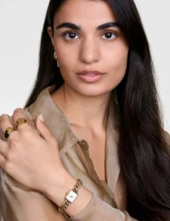 DANIEL WELLINGTON CHAIN MINI UR FIRKANTET - DW00100836