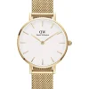DANIEL WELLINGTON PETITE EVERGOLD 28MM HVID - DW00100350