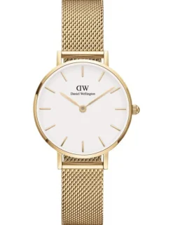 DANIEL WELLINGTON PETITE EVERGOLD 28MM HVID - DW00100350