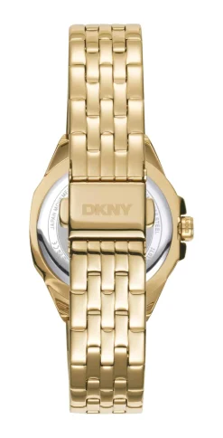 DKNY BROOKLYN MINI UR DAME GULD FARVET MED LÆNKE - DK1L013M0065