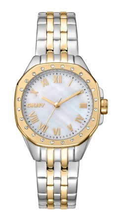 DKNY BROOKLYN MINI UR DAME TO FARVET - DK1L013M0085