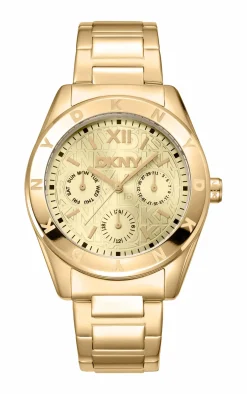 DKNY CHAMBERS MULTI SPORT GULD FARVET MED LÆNKE - DK1L015M0035