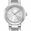DKNY EASTSIDE MINI UR DAME STÅL MED LÆNKE - DK1L024M0115