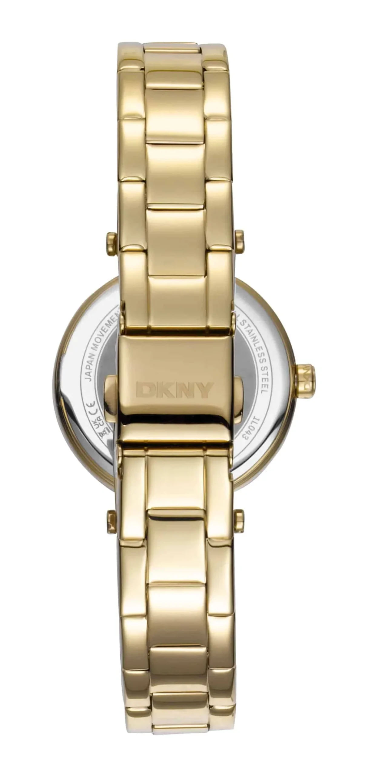 DKNY ESSENTIAL MINI UR DAME GULD FARVET MED LÆNKE - DK1L043M0055