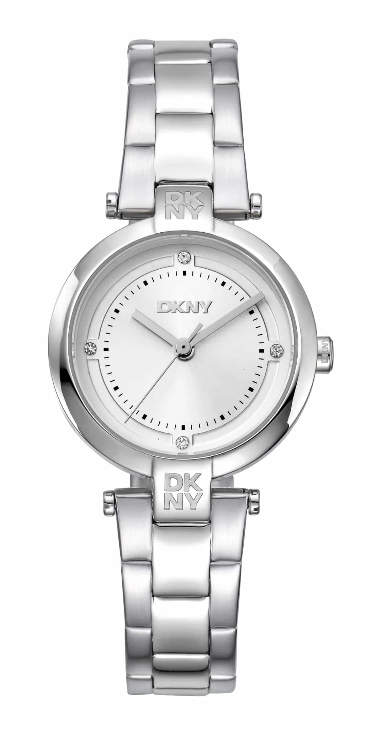 DKNY ESSENTIAL MINI UR DAME STÅL MED LÆNKE - DK1L043M0045