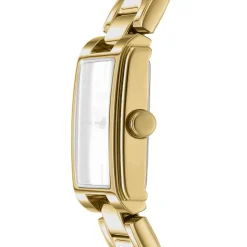 DKNY EVERYDAY DAME UR FIRKANTET I GULD FARVET STÅL - DK1L121M0065