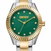 DKNY EVERYDAY UR DAME STÅL OG GULD FARVET MED LÆNKE - DK1L017M1085