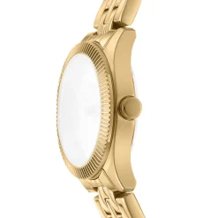 DKNY LOGO UR DAME GULD FAVRET MED LÆNKE - DK1L126M0055