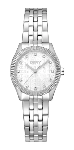 DKNY LOGO UR DAME STÅL MED LÆNKE - DK1L126M0035