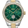 DKNY NOLITA MULTI GLITZ UR DAME TO FARVET MED LÆNKE - DK1L027M0095