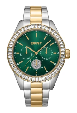 DKNY NOLITA MULTI GLITZ UR DAME TO FARVET MED LÆNKE - DK1L027M0095