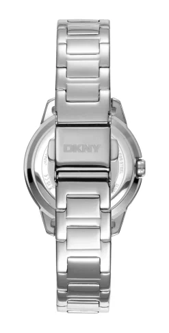 DKNY PARK AVE LOGO UR DAME STÅL MED LÆNKE - DK1L021M0035