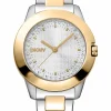 DKNY PARK AVE LOGO UR DAME TO FARVET MED LÆNKE - DK1L021M0075