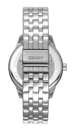 DKNY PARSON GLITZ UR DAME MED ROSA FARVET SKIVE - DK1L059M0045