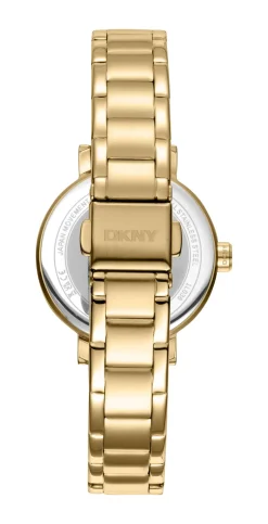 DKNY SOHO GLITZ UR DAME GULD FARVET MED LÆNKE - DK1L038M0055