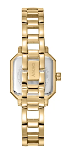 DKNY URBAN FIRKANTET UR DAME GULD FARVET MED LÆNKE - DK1L124M0035