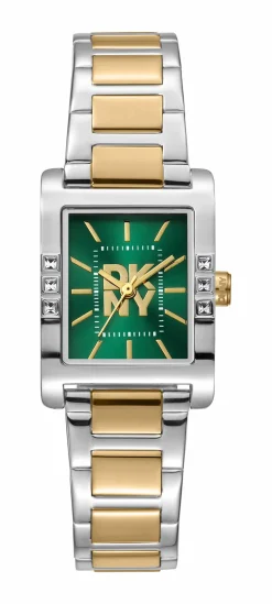 DKNY WESTSIDE GLITZ UR DAME STÅL OG GULD FARVET MED LÆNKE - DK1L008M0085