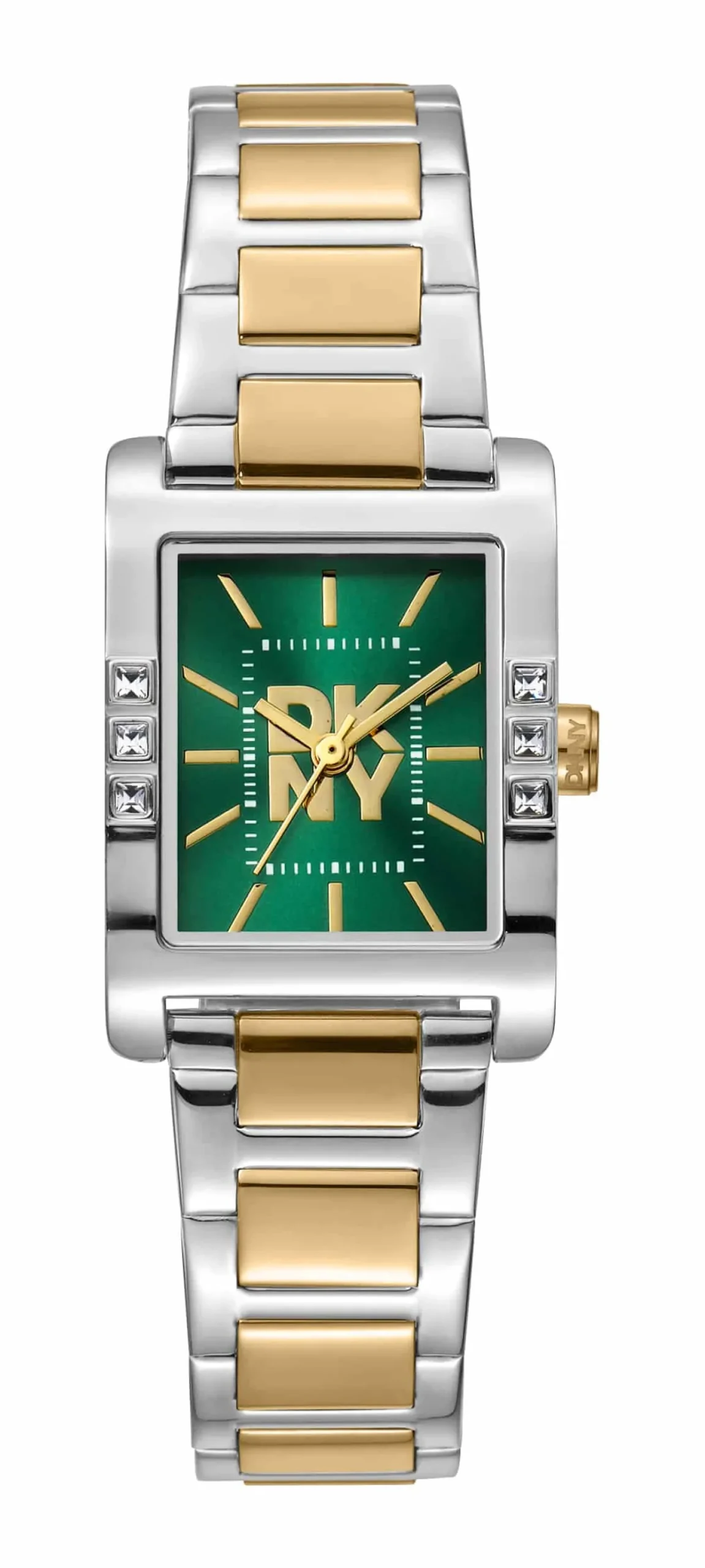 DKNY WESTSIDE GLITZ UR DAME STÅL OG GULD FARVET MED LÆNKE - DK1L008M0085