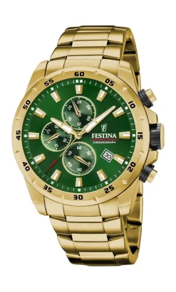 FESTINA CHRONO SPORT GULD FARVET - F20541/3