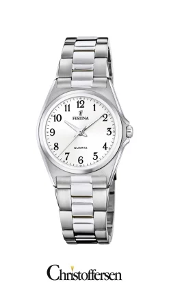 FESTINA CLASSIC DAME UR STÅL MED LÆNKE - F20553/1