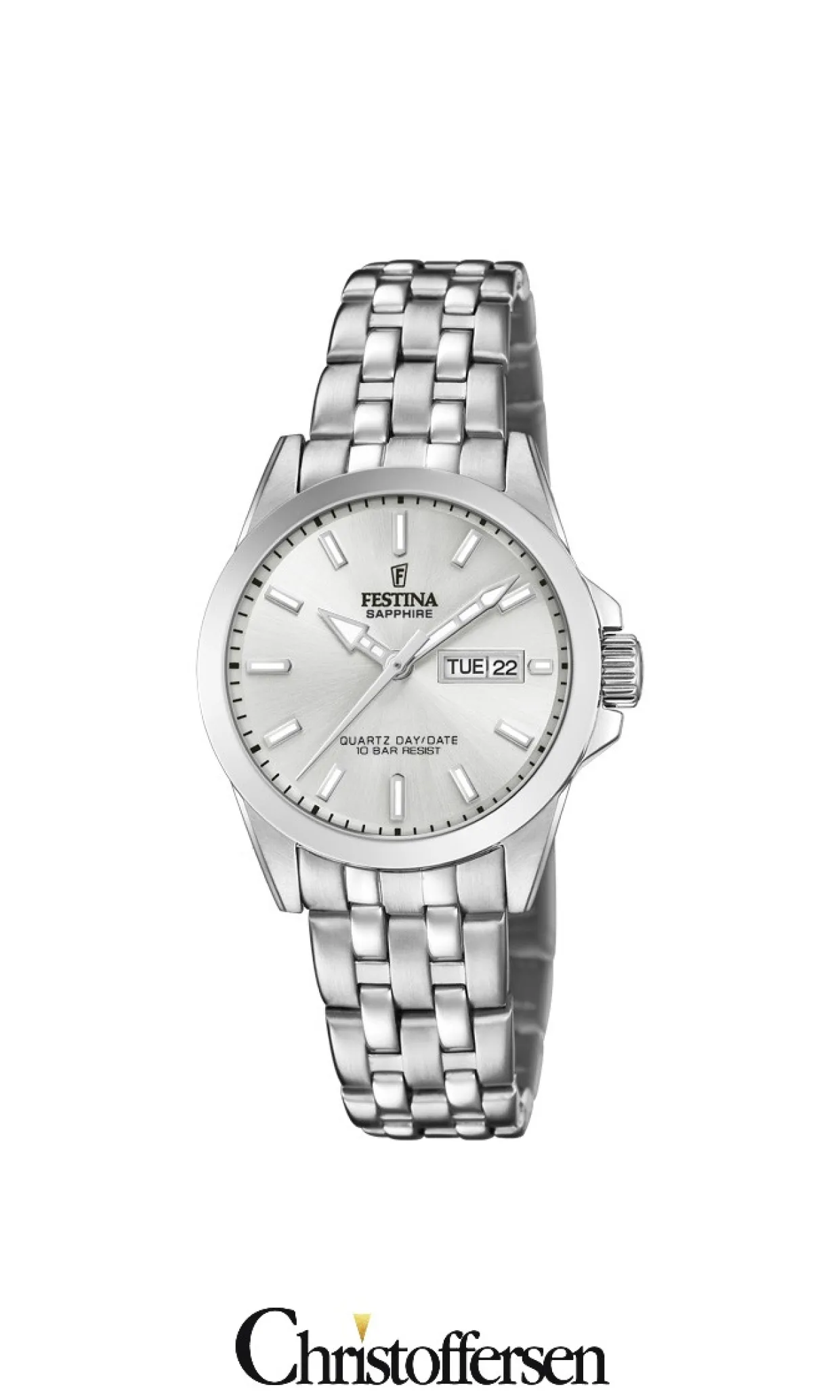 FESTINA CLASSIC UR DAME MED SAFIRGLAS - F20559/2