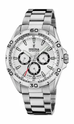 FESTINA DAY-DATE STÅL UR HERRE - F20623/1