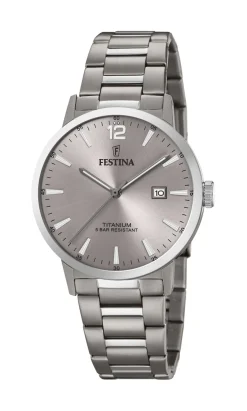 FESTINA HERRE UR TITAN MED LÆNKE GRÅ SKIVE - F20435/2