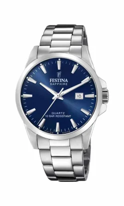 FESTINA SWISS MADE UR HERRE MED SAFIR GLAS - F20024/3