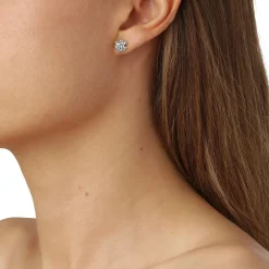 FLORA DANICA DILD ØRERINGE SØLV - DF-StPc-S