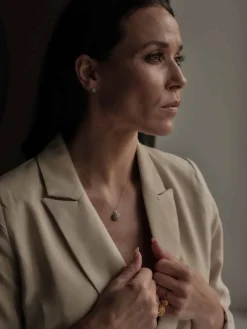 FLORA DANICA DILD SØLV HALSKÆDE - DF-Ne-S