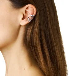 FLORA DANICA EAR CUFF GRÆS SØLV - GR-EACU-S