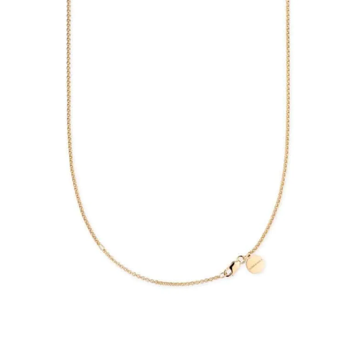 FLORA DANICA FIRKLØVER STATEMENT HALSKÆD I FORGYLDT SØLV - FLC-NE-LARGE-G