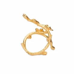 FLORA DANICA FORGLEMMIGEJ RING FORGYLDT SØLV - FMN-STRI-G