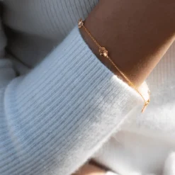 FLORA DANICA FORGLEMMIGEJ ARMBÅND FORGYLDT SØLV - FMN-BR-G