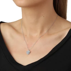 FLORA DANICA PERSILLE HALSKÆDE SØLV - PAR-Ne-S