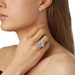 FLORA DANICA PERSILLE RING SØLV - PAR-StRi-S