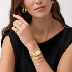 FOSSIL RAQUEL DAME GULD LÆNKE - ES5220