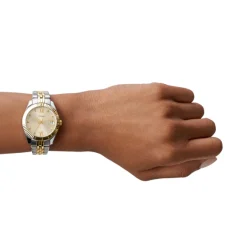 FOSSIL SCARLETTE DAME UR TOFARVET MED LÆNKE - ES4949