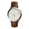 FOSSIL UR NEUTRA CHRONOGRAPH BRUN LÆDER - FS5380